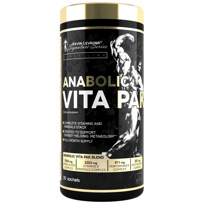 Kevin Levrone ANABOLIC VITA PAK 30 sachets 5903719210126 | HK5769230 Levrone Black | HK5769230