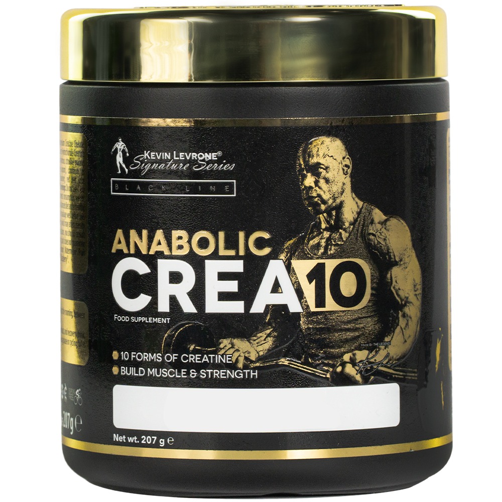 Kevin Levrone Anabolic Crea10, 207 G, Contains 10 Kinds of Creatine | AY0591247 Levrone Black | AY0591247