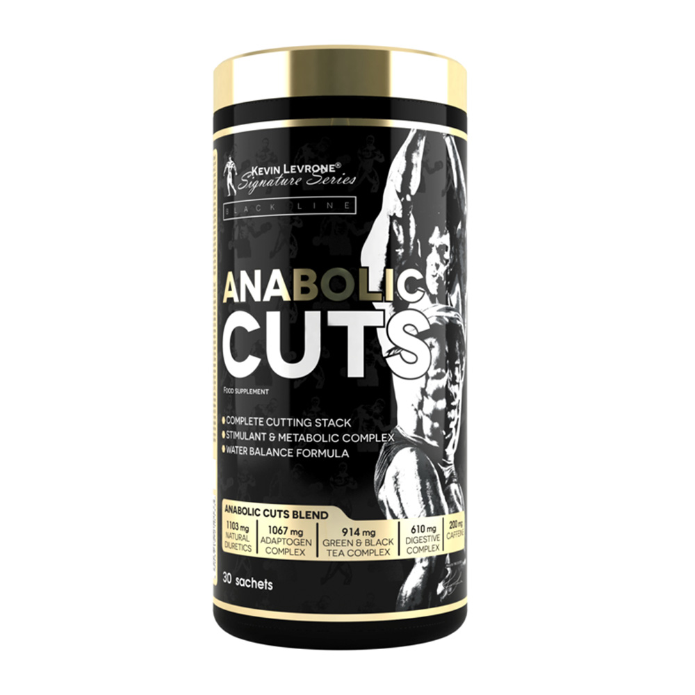 Kevin Levrone Anabolic Cuts, 30 Sachets, Burning of Excess Fat, Includes Diuretics | YR8697235 Levrone Black | YR8697235