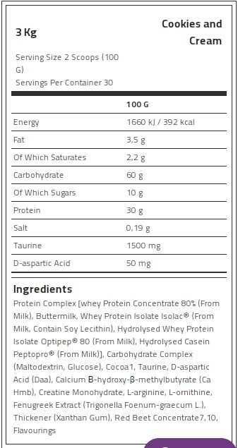 Kevin Levrone Anabolic Mass, 3 Kg, Contributes to a Growth in Muscle Mass | QH8079216 Levrone Black | QH8079216