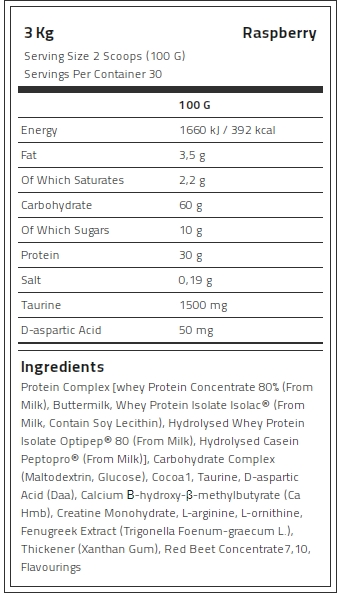 Kevin Levrone Anabolic Mass, 3 Kg, Contributes to a Growth in Muscle Mass | QH8079216 Levrone Black | QH8079216