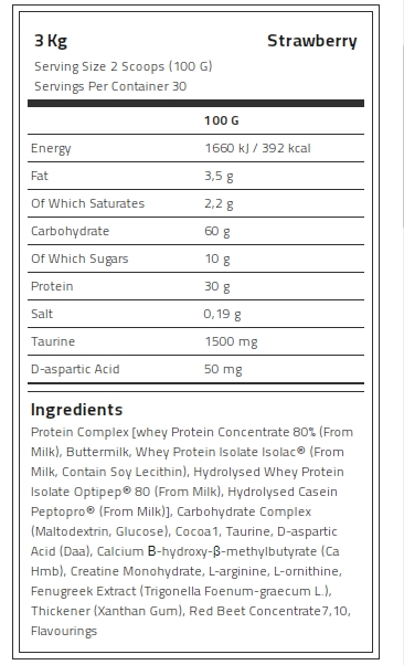Kevin Levrone Anabolic Mass, 3 Kg, Contributes to a Growth in Muscle Mass | QH8079216 Levrone Black | QH8079216
