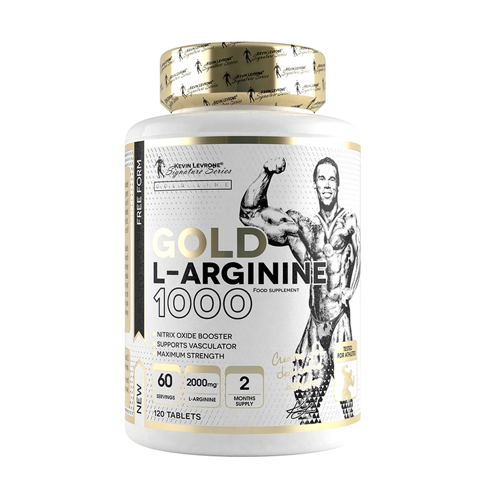 Kevin Levrone L Arginine, 120 Tablets, Provides as Much as 4000 Mg of Pure L-arginine | UR6971250 Levrone Gold | UR6971250