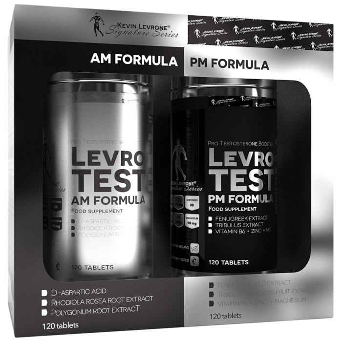 Kevin Levrone LevroTest AM PM formula 240 (2x120) tablets 5902610934568 | QP2891645 Levrone Silver | QP2891645