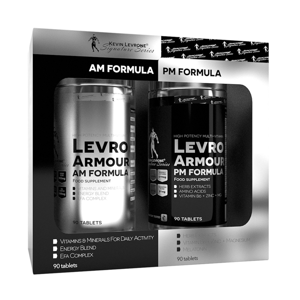 Kevin Levrone Levro Armour Am Pm Formula, 180 Tablets, Supports Immunity | OQ5732980 Levrone Silver | OQ5732980