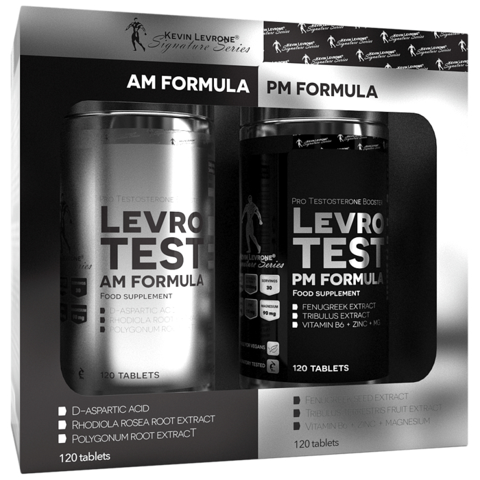 Kevin Levrone Levro Test (AM PM formula) 240 (2x120) tabs 5903719237260 | JU8431526 Levrone Silver | JU8431526