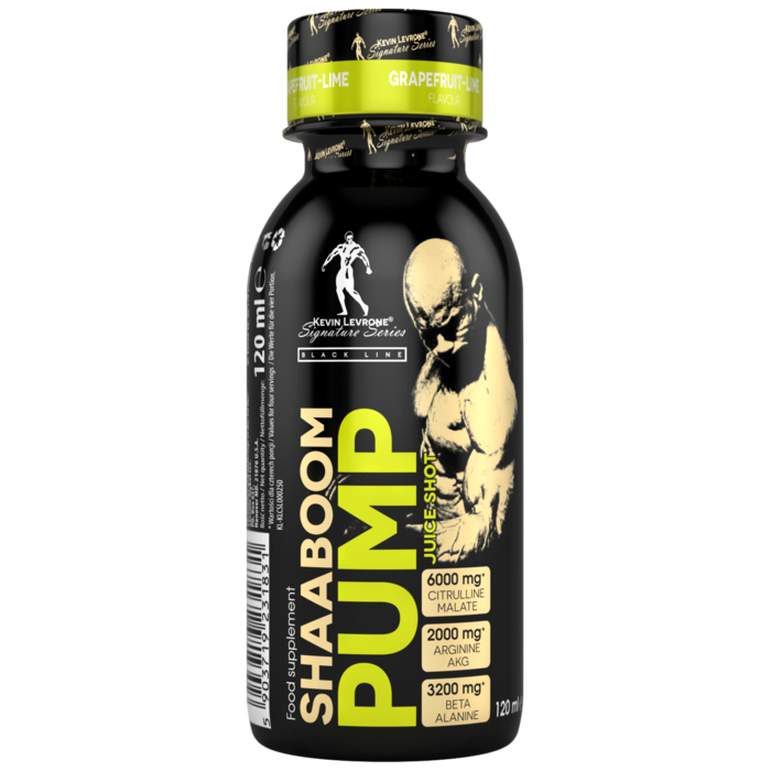 Kevin Levrone SHAABOOM PUMP JUICE SHOT 120 ml (energy drink) 5903719231831 | PO5476902 Levrone Black | PO5476902