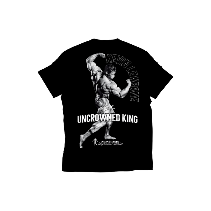 Kevin Levrone T-Shirt UNCROWNED KING 240g Black 5903719263894 | ZM5697043 Levrone Merch | ZM5697043